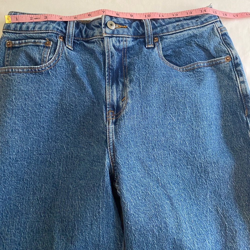 Abercrombie & Fitch Curve Love Medium Wash High Rise 90’s Relaxed Fit Jeans 29S - Picture 7 of 10